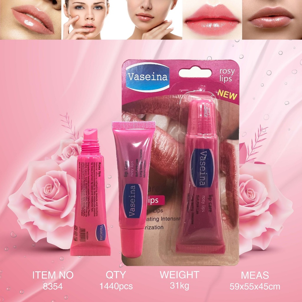 VASEINA Lip Care Tube Lip Balm Rosy Lips Original Lips Moisturization