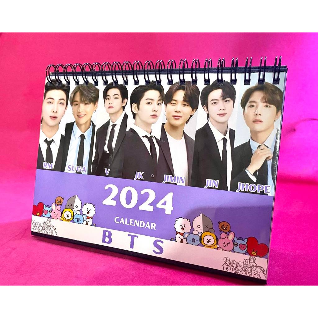 BTS DESK CALENDAR 2024 Shopee Philippines