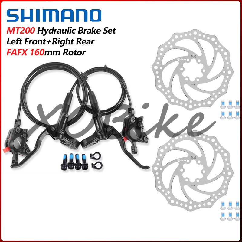 Shimano mt200 rotor size sale