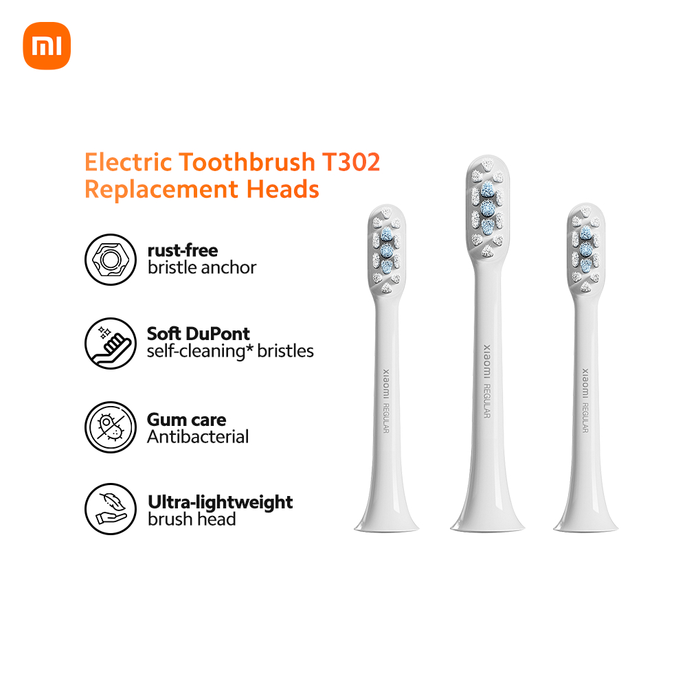 XIAOMI T302 Electric Toothbrush Replacement Heads | Shopee Philippines
