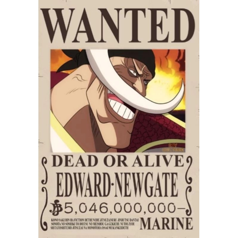 Whitebeard Wanted Posters | Shopee Philippines