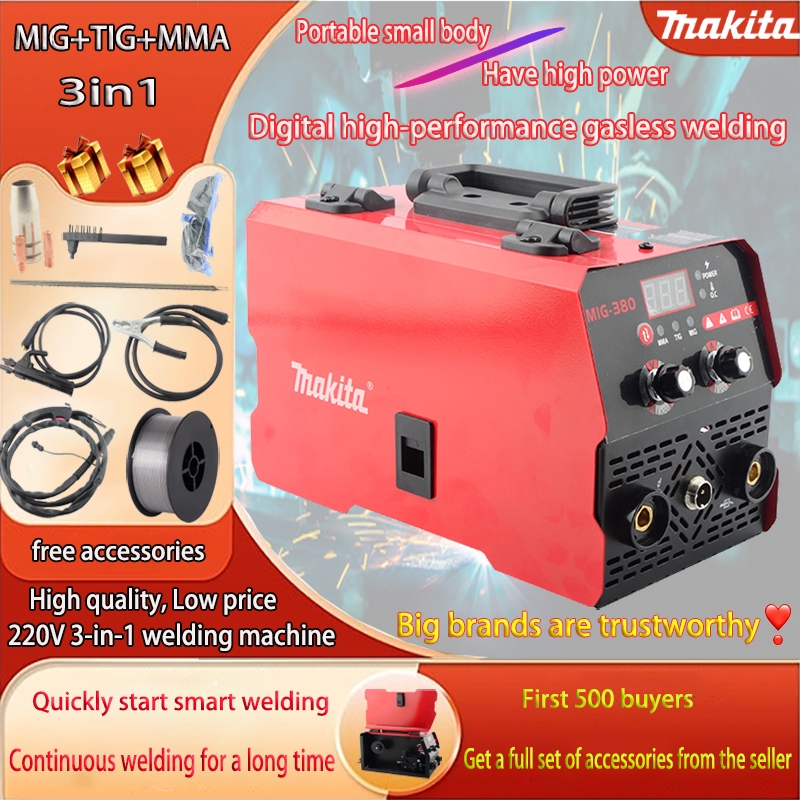 Makita Mig Tig Mma In Welding Machine Hd Digital Display Portable Inverter Arc Welding