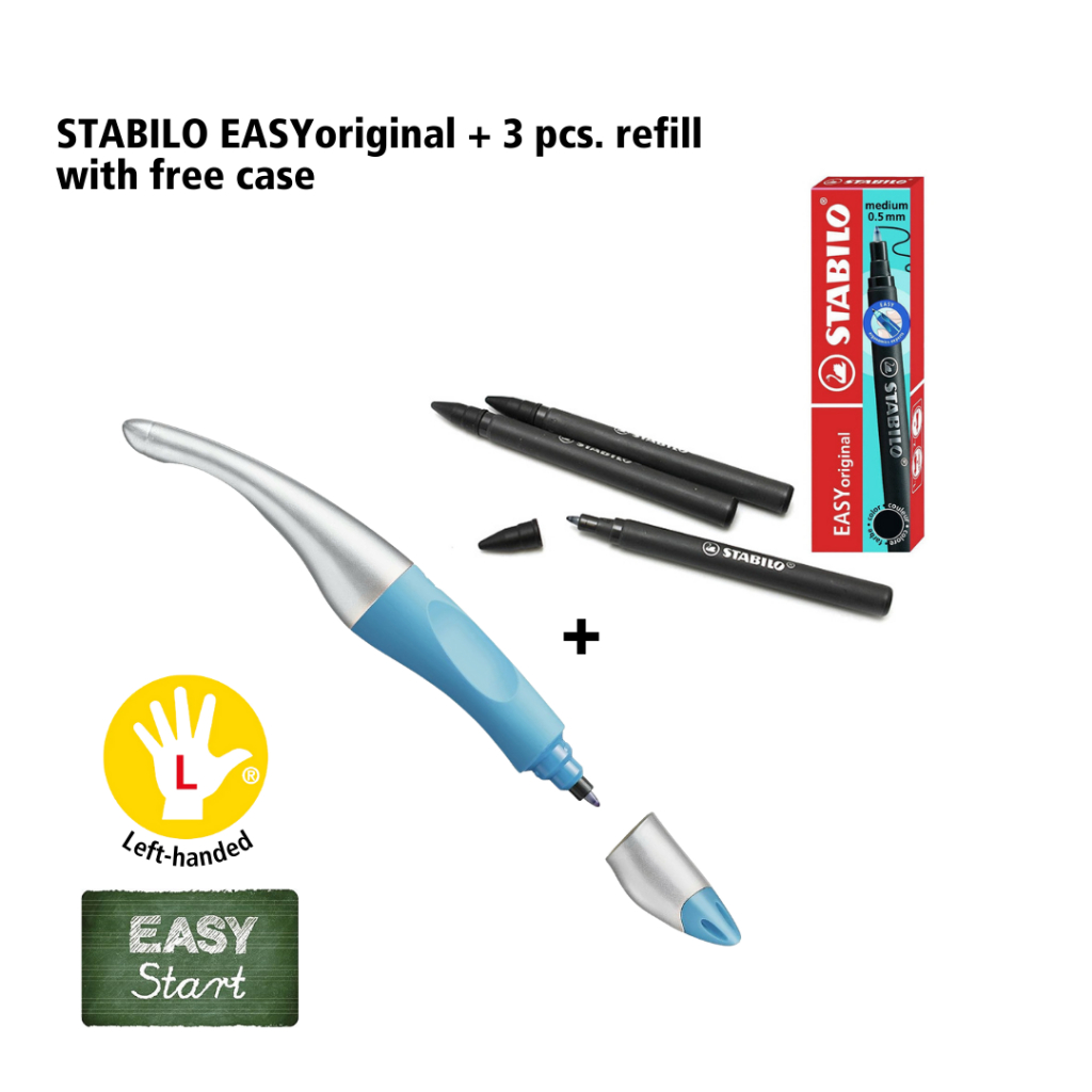 STABILO EASYoriginal Ergonomic Rollerball Ball Pen for Left Right