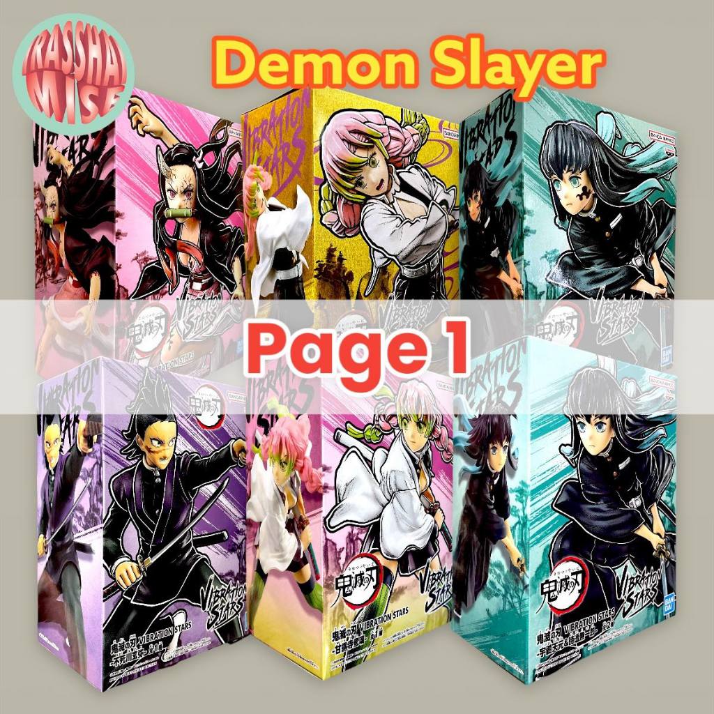 Demon Slayer Vibration Stars Nezuko, Muichiro, Mitsuri, Genya, Gyutaro ...