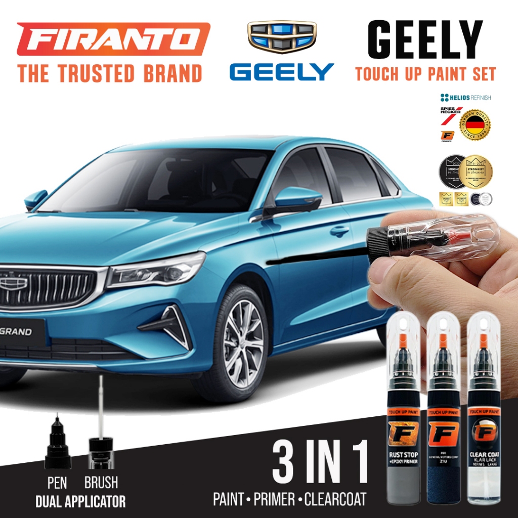 FIRANTO Set-of-3 Car Paint Touch-Up Kit for GEELY 3-in-1 Car Paint Scratch  Repair Set 60ML