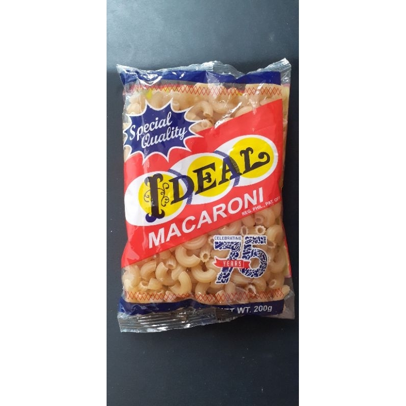 Ideal Elbow Macaroni 200g Shopee Philippines