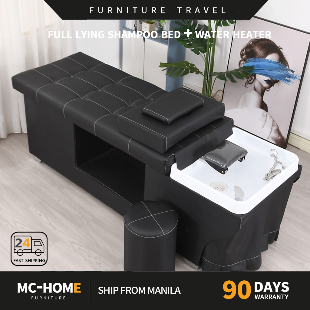 Barber shop shampoo bed simple style deep basin High-end shampoo bed hair  salon