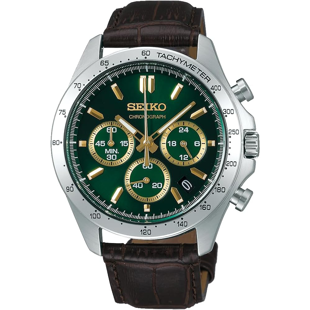 SEIKO Selection SBTR017 Seiko Men's watches green brown | Shopee ...