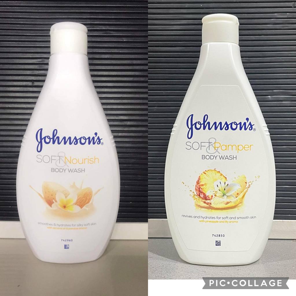 Johnson's Soft and Nourish Body Wash Almond Oil &Jasmine /Pineapple and