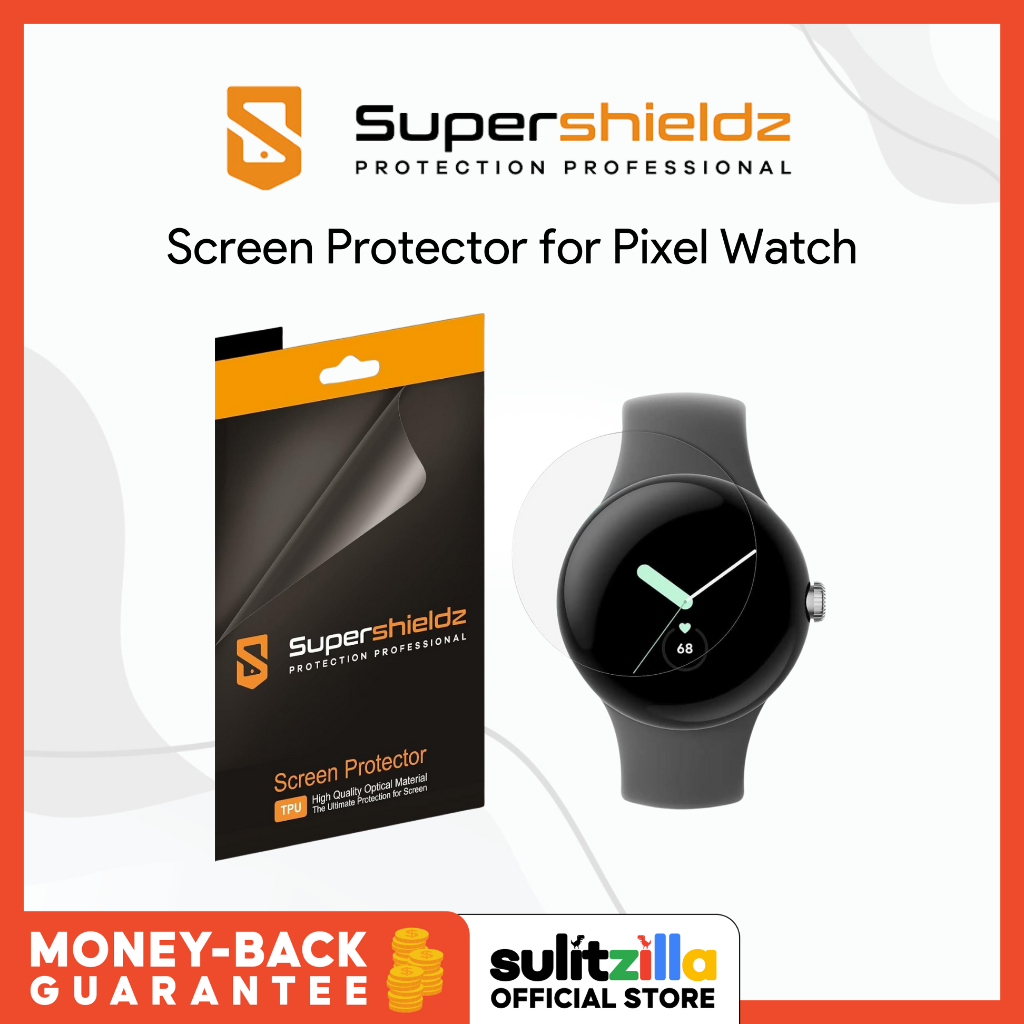 Supershieldz Screen Protector for Pixel Watch and Pixel Watch 2 (3Pack