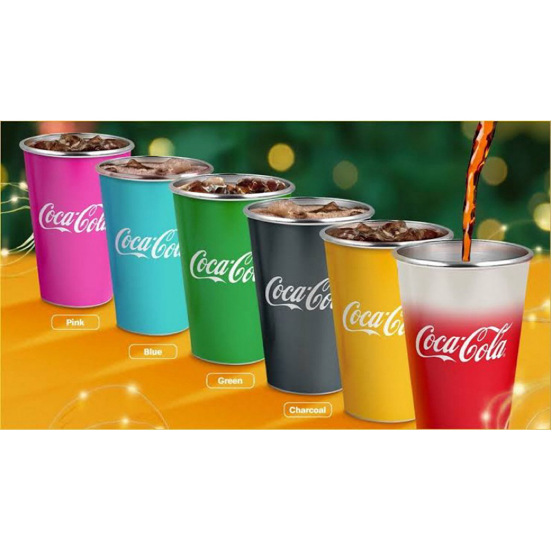 Brand New Mcdonalds Coke Color Changing Cup 2023 Edition Shopee