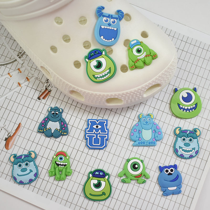 Monster University Jibbitz Charms Shoe Design Buckle Shoe Decor Clogs