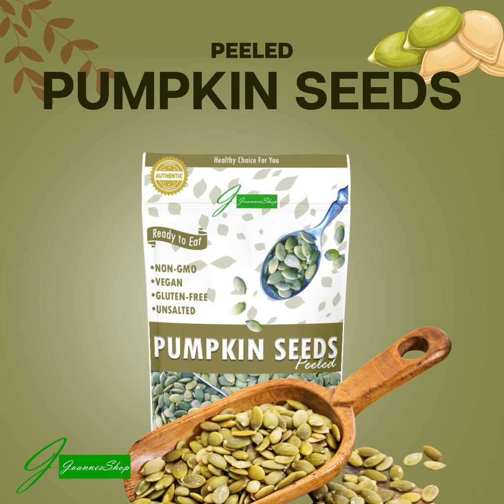 UNSALTED PUMPKIN SEEDS PEELED SULIT PACK Shopee Philippines
