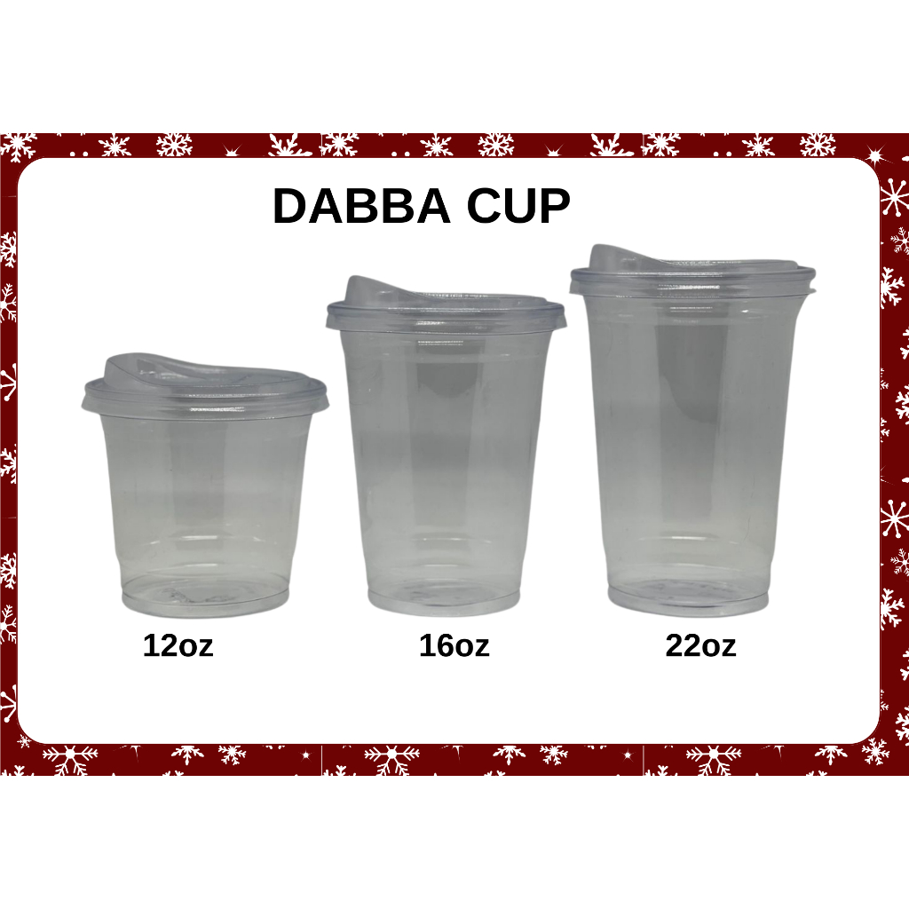 Dabba Cup with Strawless Lid / PP CUP 50pcs Shopee Philippines