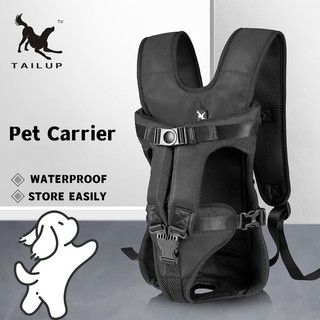 TAILUP luxury Pet Outdoor Backpack Large Dog Adjustable Saddle Bag Harness Carrier For Traveling Hiking Camping