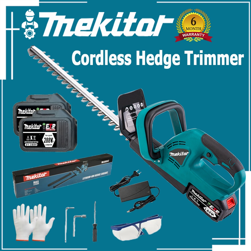 Mekitor hedge trimmer cordless electric grass trimmer tree plant