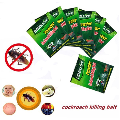 Effective Green Leaf Green killer Powder Cockroach Bait Pest Insect and ...