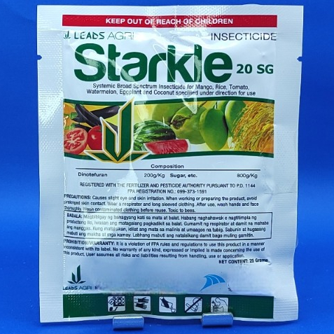 LEADS AGRI STARKLE 20 SG DINOTEFURAN (25 GRAMS) | Shopee Philippines