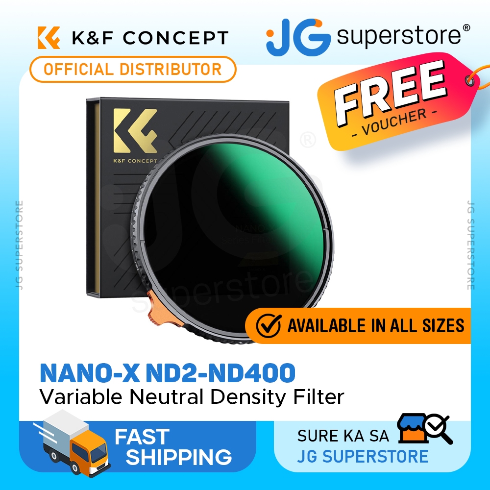 K&F Concept Nano-X Series MRC 9-Stop ND2-ND400 Variable ND Neutral ...