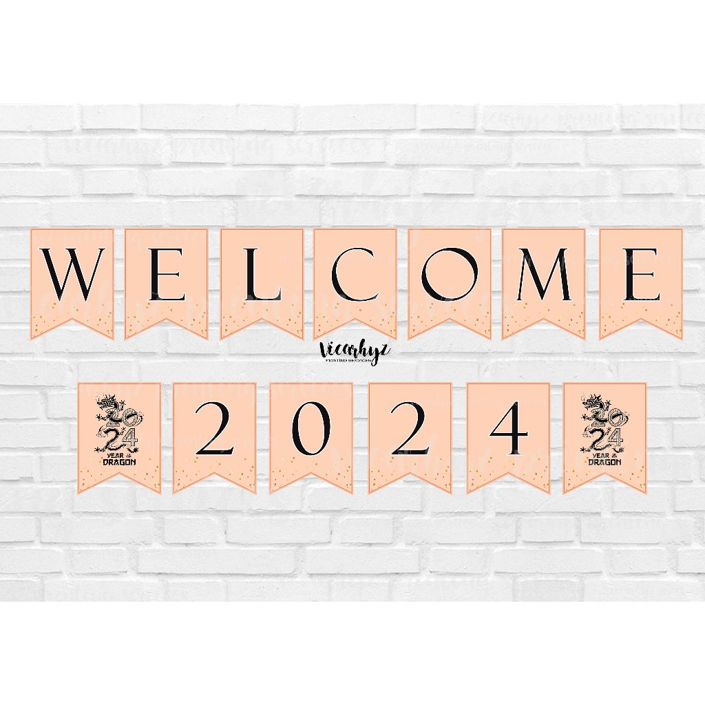 Happy New Year Hello2024 Welcome 2024 Banner Peach Fuzz Shopee   Ph 11134207 7r98r Lpiw0539v2dc6e