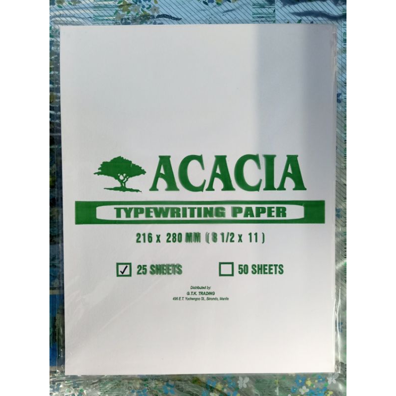 Bond Paper Typewriting Paper S-20/70gsm Short | Shopee Philippines
