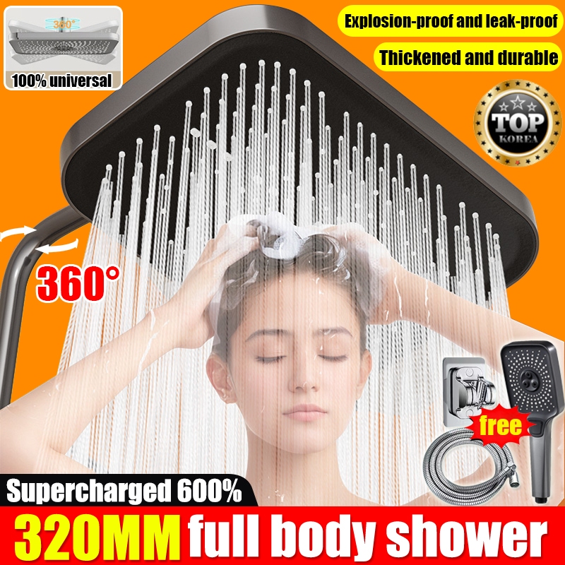 Germany 12'' Rain Showerheads Set High Pressure 304 Stainless Steel
