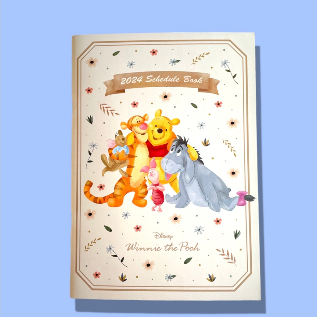 DISNEY A5 Winnie the Pooh 2024 Schedule Book from Japan Shopee