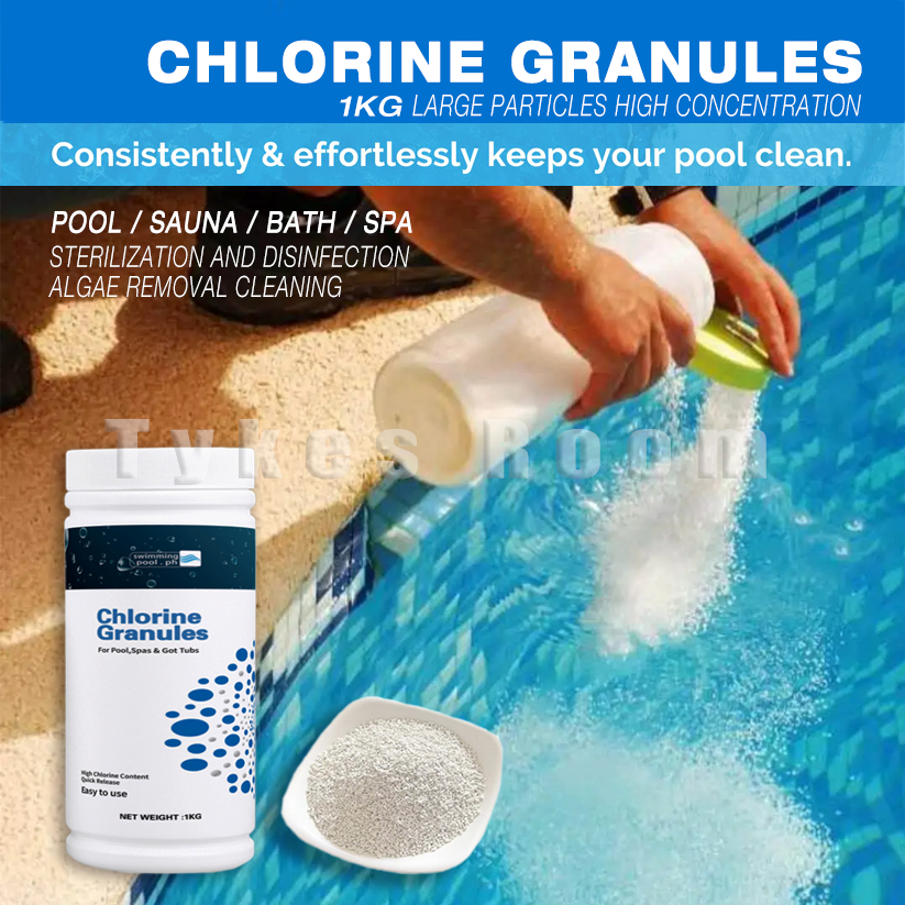 chlorine granules for swimming pool & spa 630g kilo chlorine granules ...