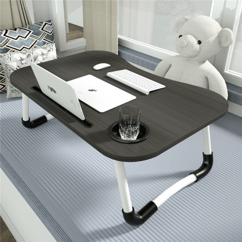 Foldable Desk On Bed Home Office Writing College Dormitory Computer ...