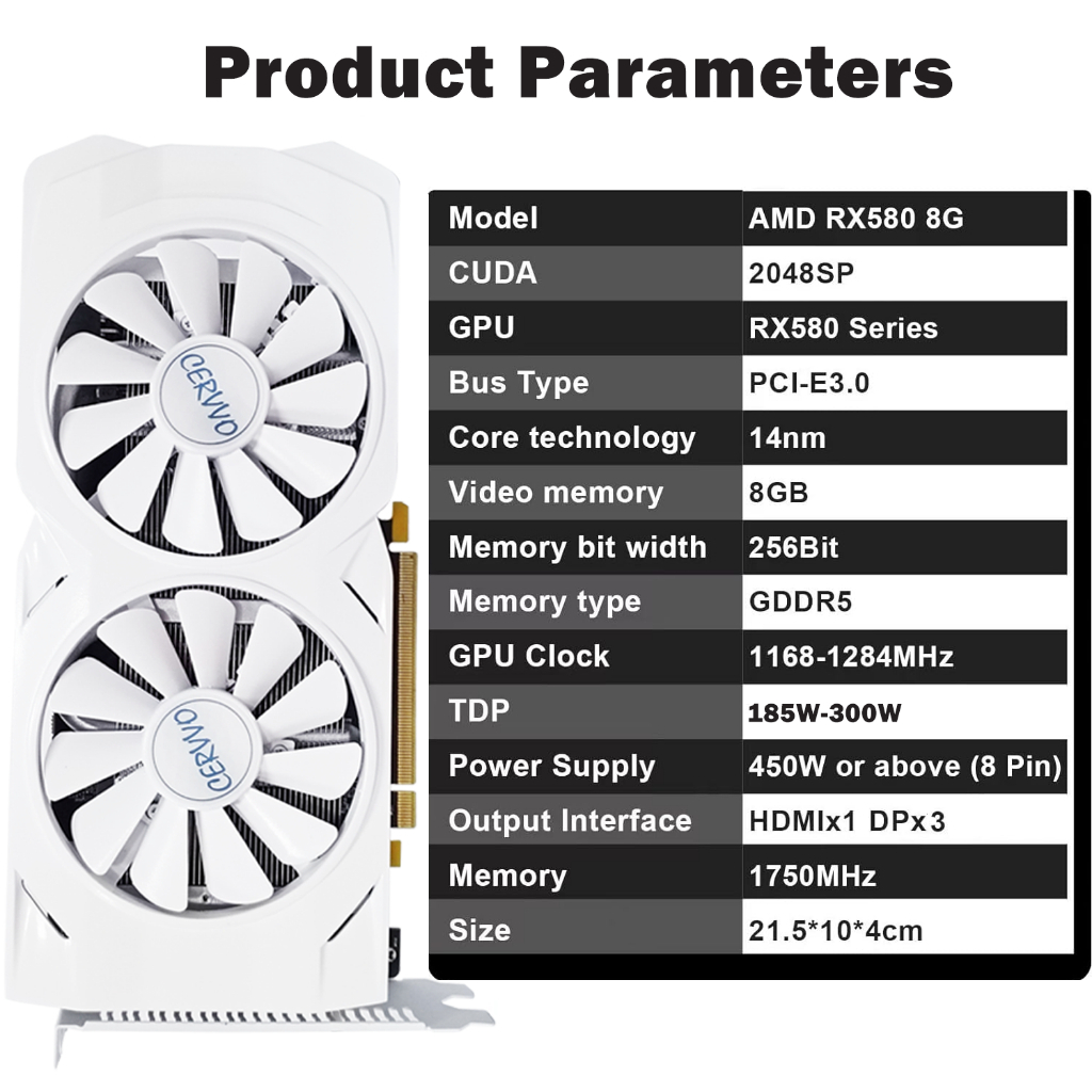 White on sale rx 580