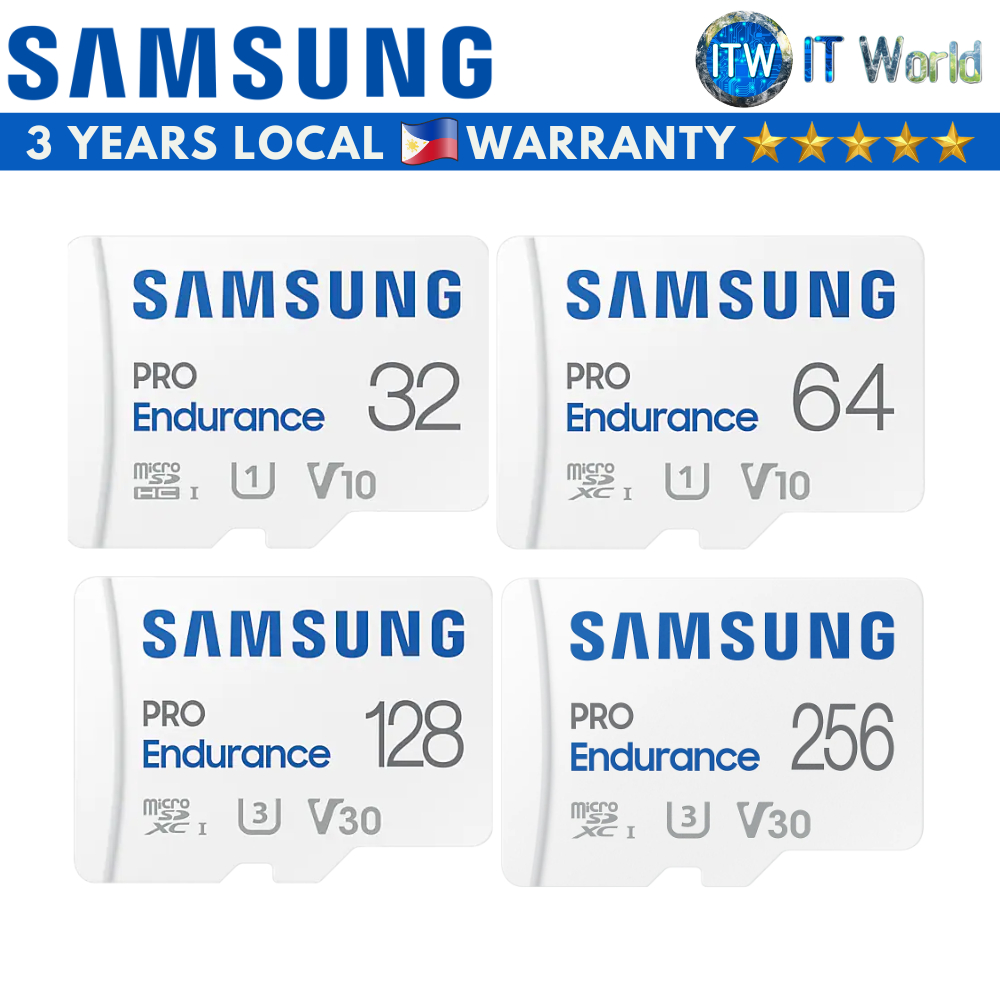 Samsung Pro Endurance microSD Card (32GB 64GB 128GB 256GB