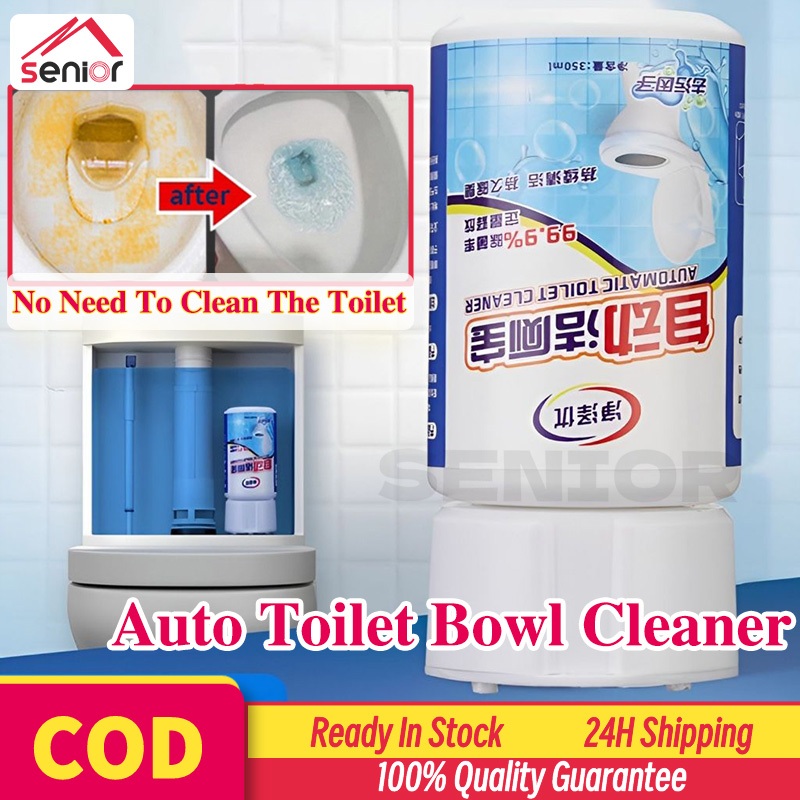 Auto Toilet Bowl Cleaner 350ml Deodorizer Automatic Flush Toilet