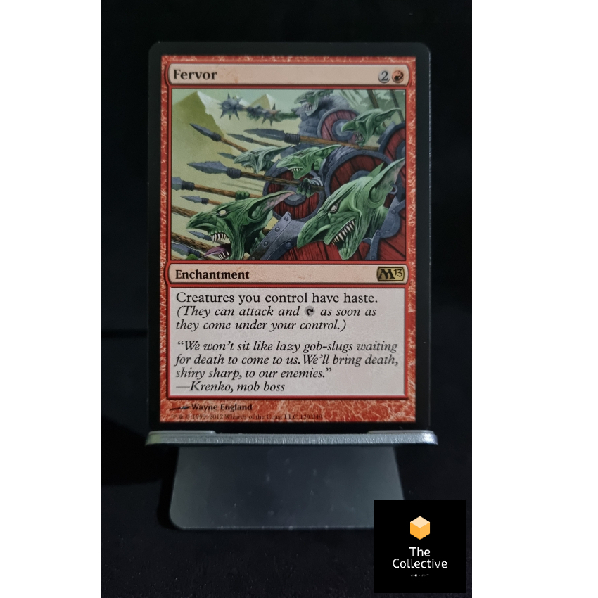 Magic the Gathering - MTG Card Game - Fervor - [RED] / [ID: RB1 ...