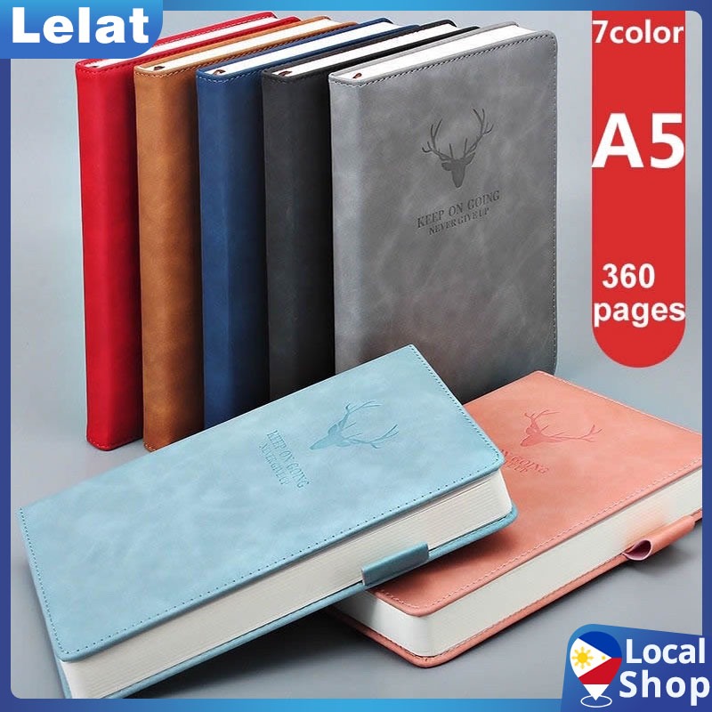 Blank Student Leather Notepad Sketch Journal Diary Page A5 Size ...