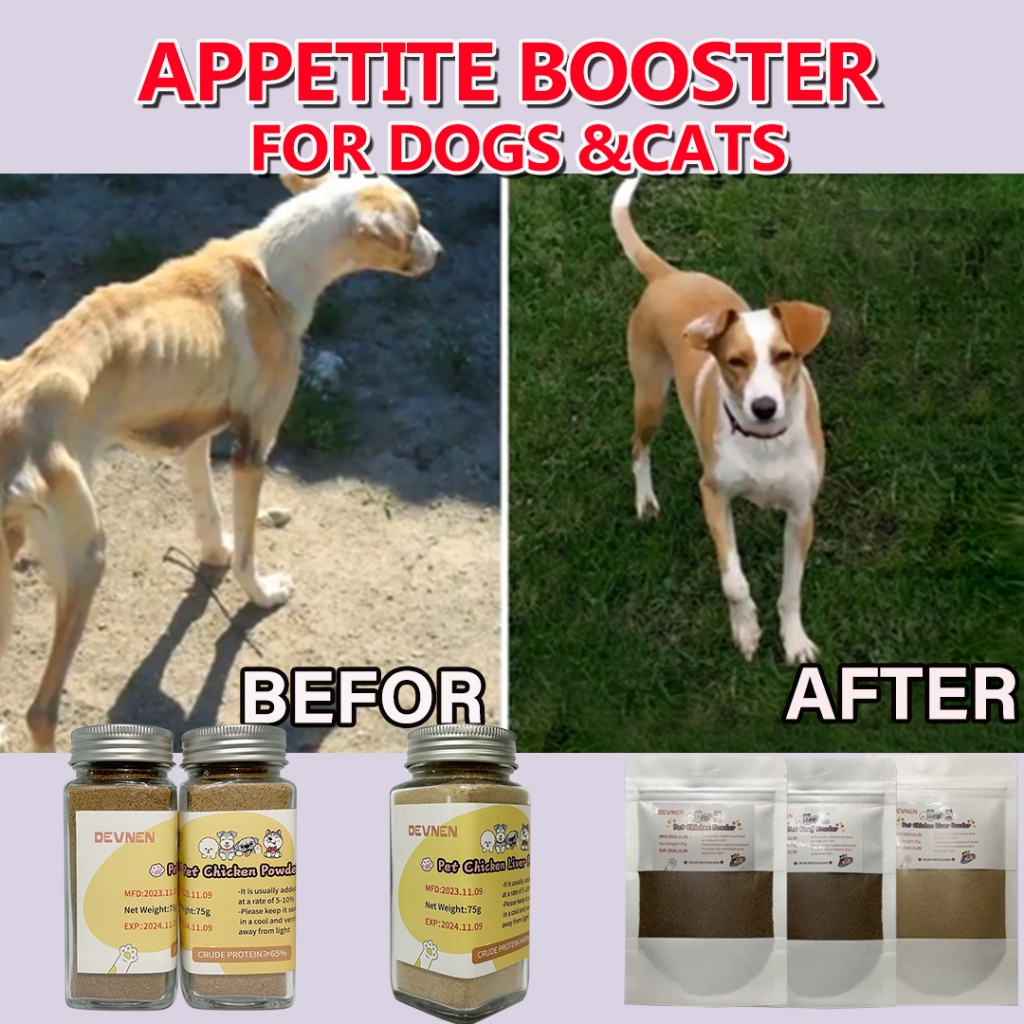 Appetite Booster For Dogs and Cats Pet Appetite Booster Powder Chicken
