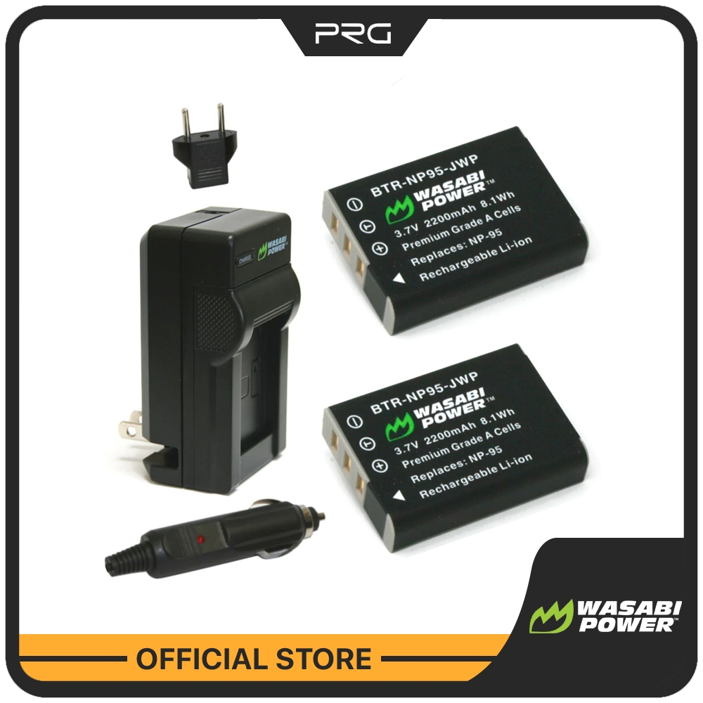 Wasabi Power Battery And Charger Np95 Shopee Philippines