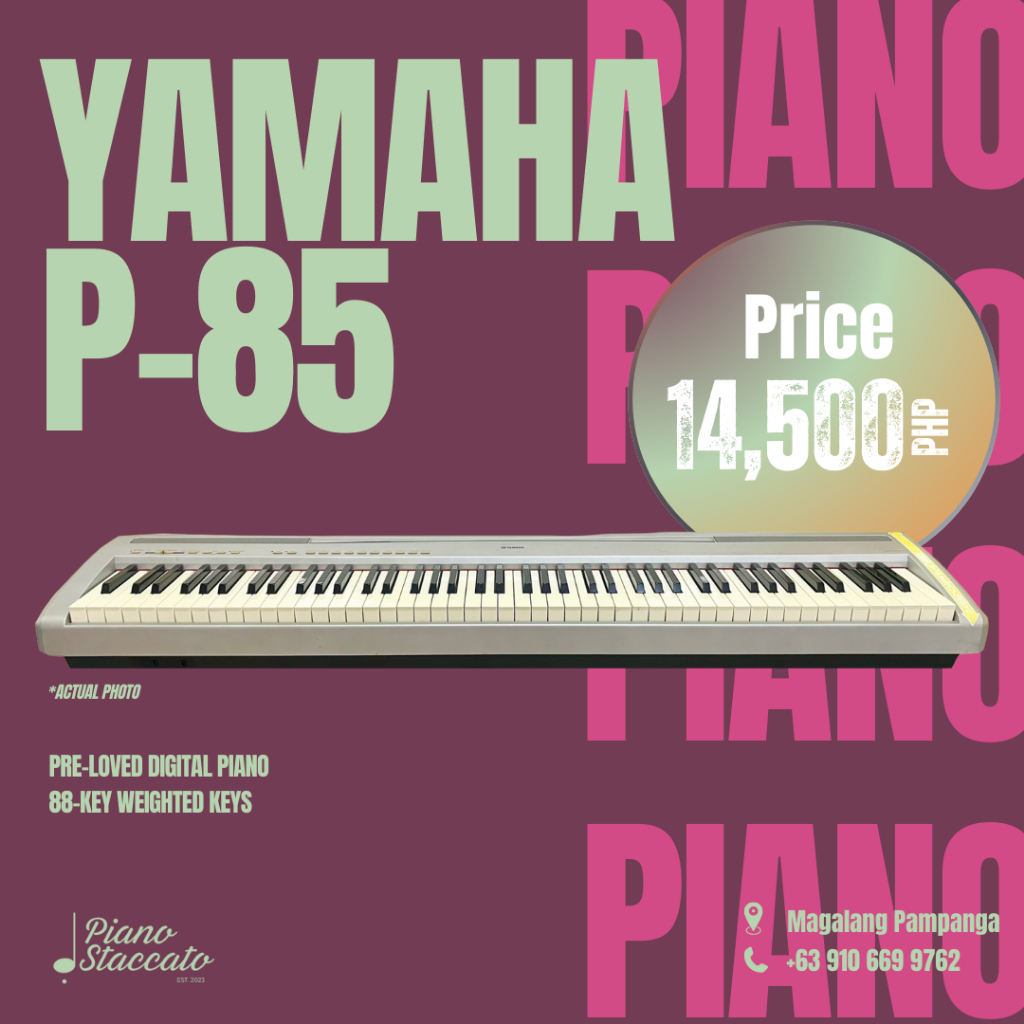 Yamaha p85 online digital piano