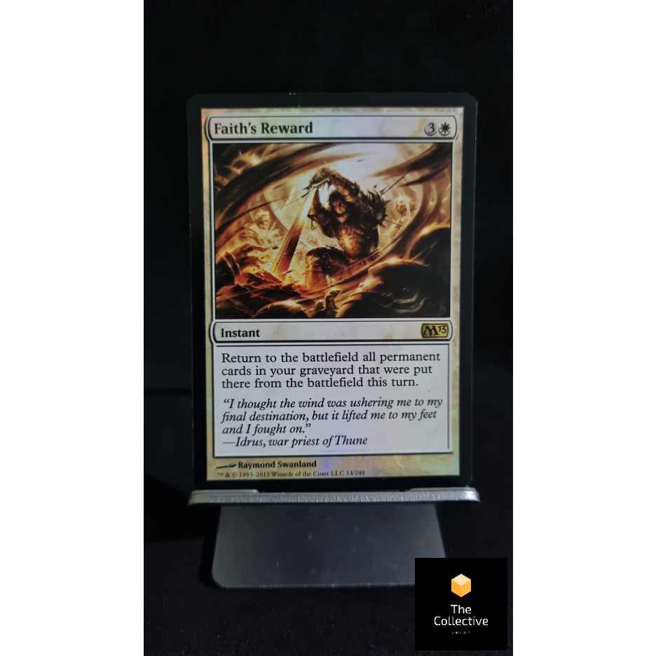 Magic the Gathering - MTG Card Game - Faith's Reward - M13 [WHITE ...