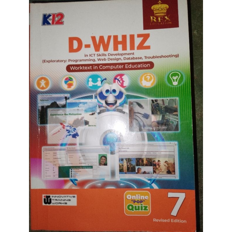 D - WHIZ grade 7 2021 edition (brandnew | Shopee Philippines