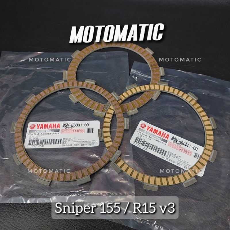 Sniper155 vva / R15 v3 Yamaha Original Clutch lining Set Friction