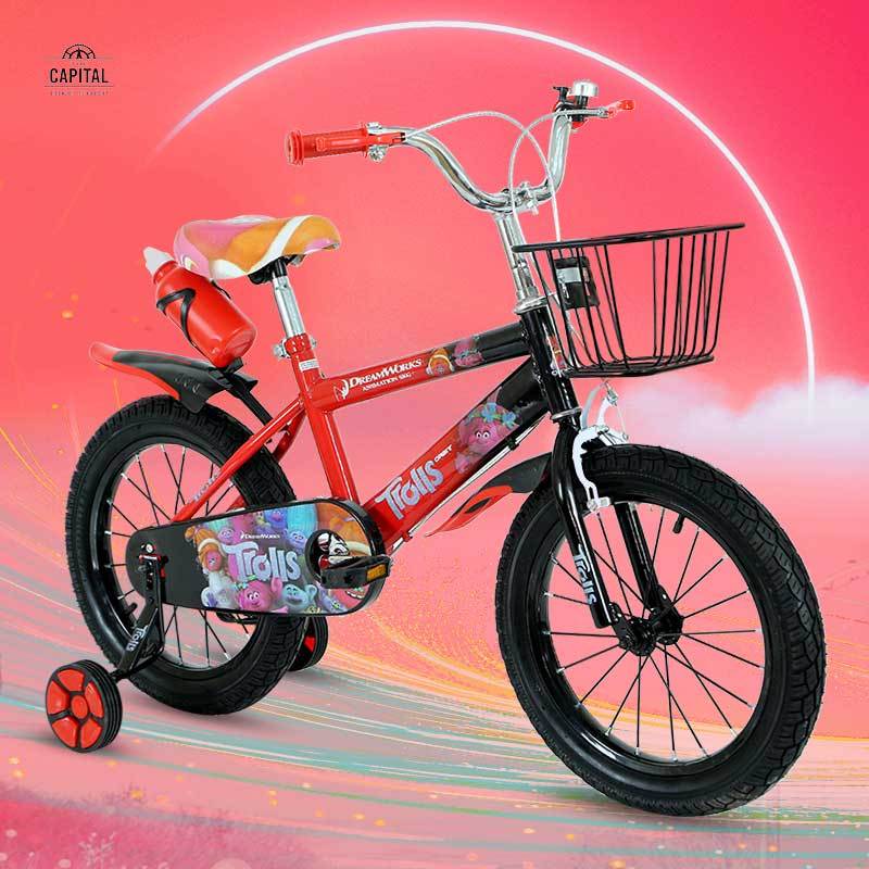 Bicycle for kids Trolls color With kettle Size 12 Size 16 Bikefor kids Shopee Philippines