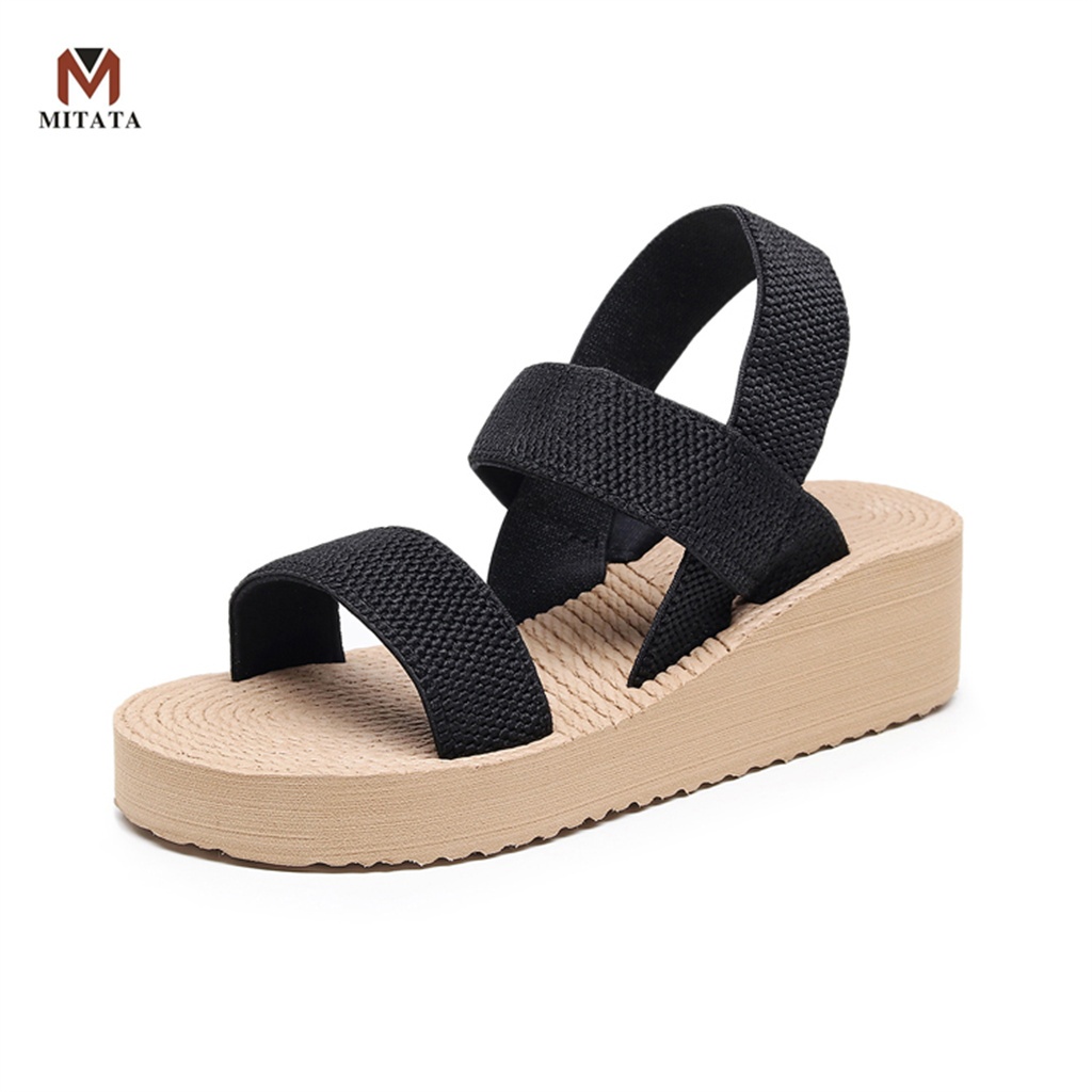 MITATA Lightweight Wedge Sandals For Women | Shopee Philippines