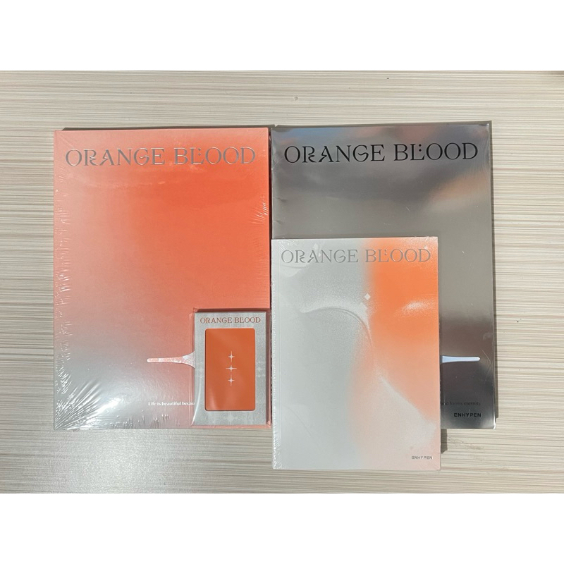 (ONHAND) Enhypen Orange Blood Sealed Album (Standard, Weverse Ver ...