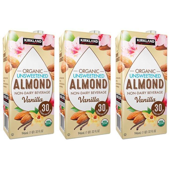Kirkland Signature Organic Unsweetened Almond Vanilla NonDairy