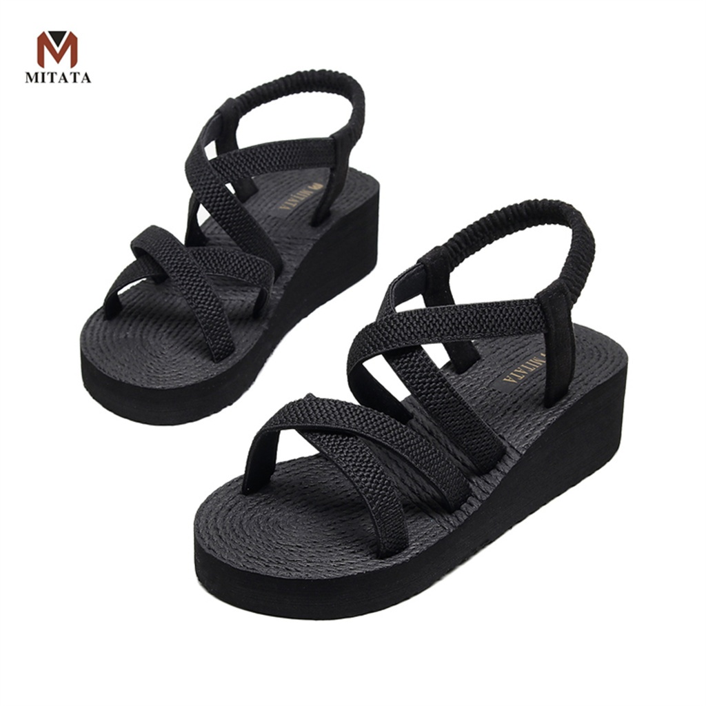 MITATA Lightweight Wedge Sandals For Women | Shopee Philippines