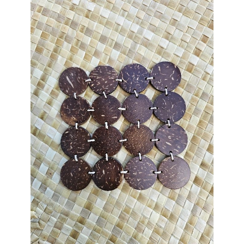 Native Coco Shell 3pcs Coaster and Placemat | Shopee Philippines