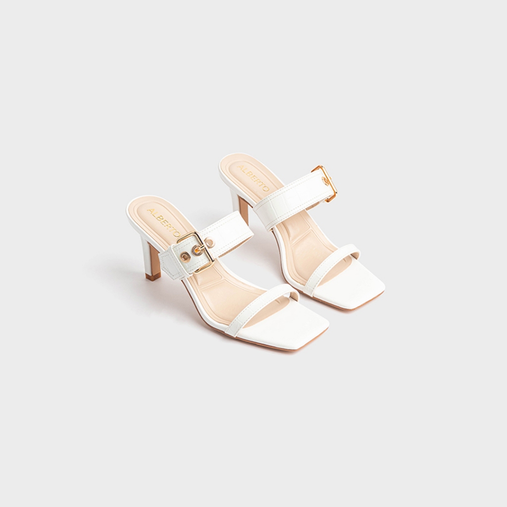 ALBERTO Women s Delia Heeled Sandals Shopee Philippines