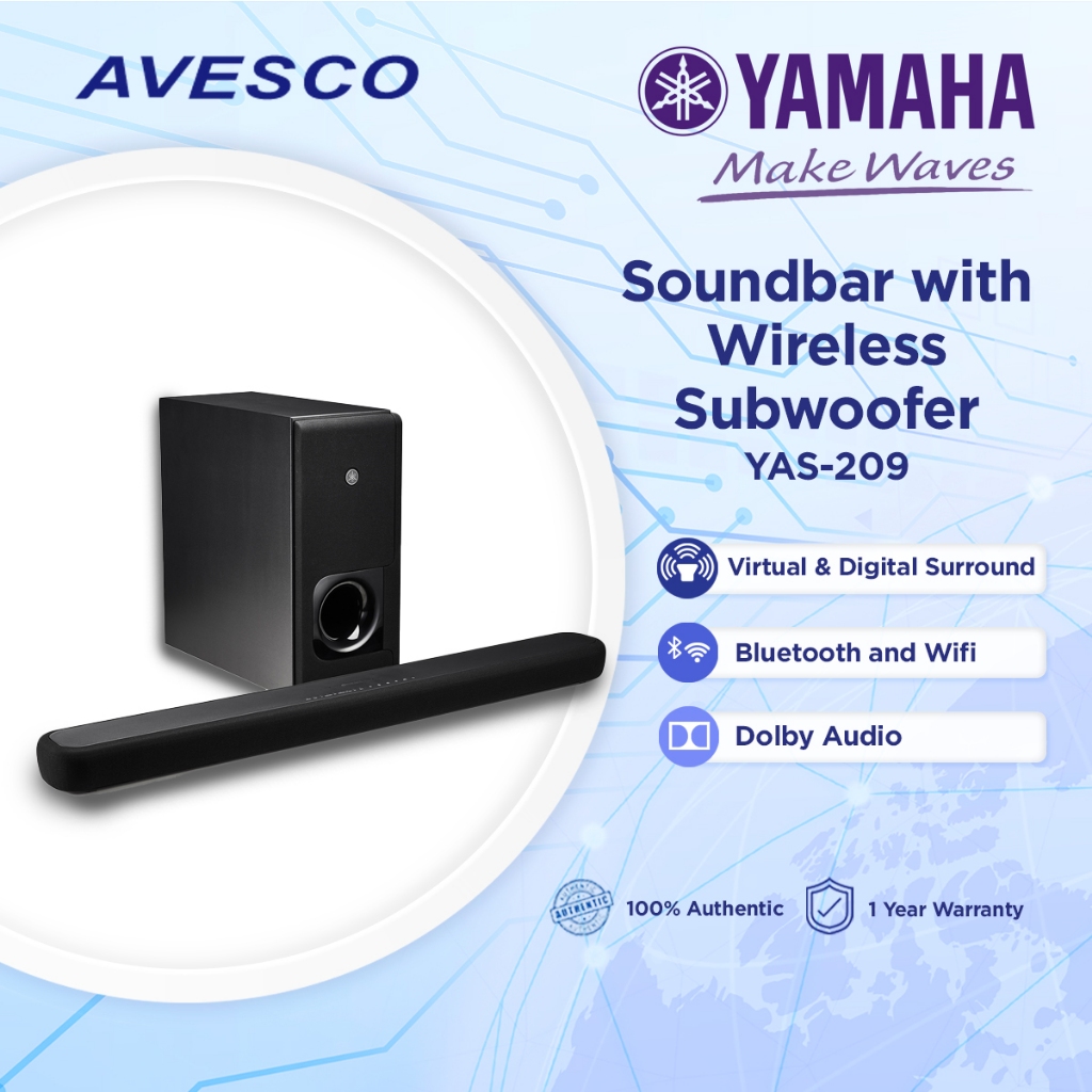 Yamaha best sale wifi soundbar