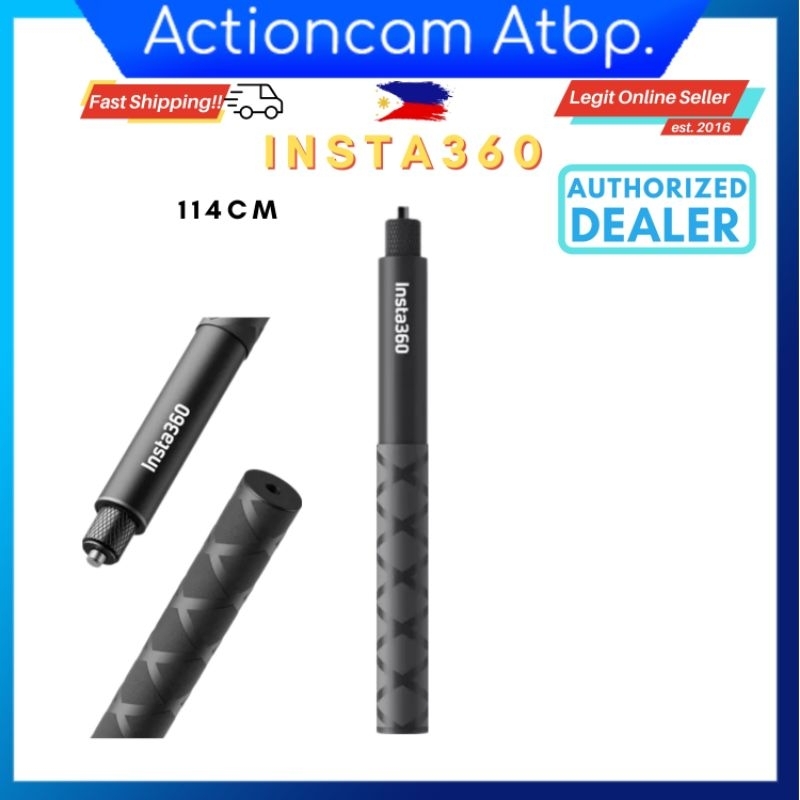 Buy the Insta360 114cm Invisible Selfie Stick - Automatically Removed from  360 ( 114cm Invisible Selfie Stick ) online 