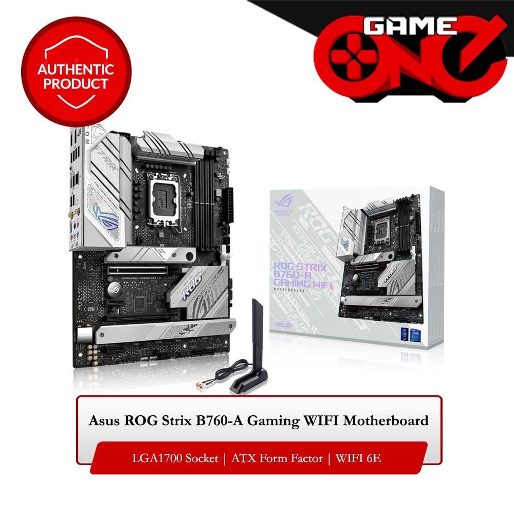 Asus ROG Strix B760-A Gaming WIFI Intel B760 LGA1700 Motherboard ...